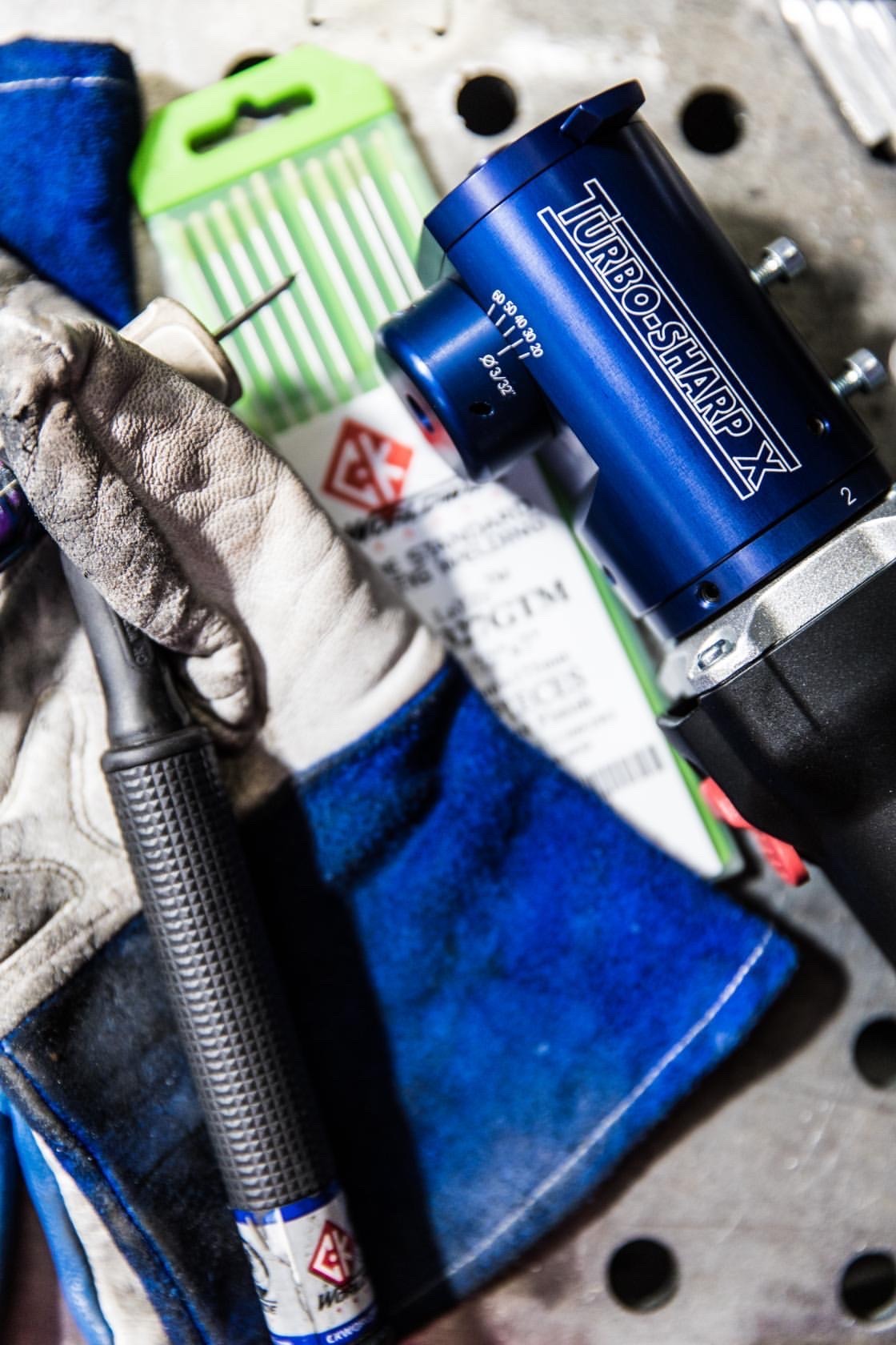 CK Worldwide, Inc. Facebook ad: The Turbo-Sharp X is a high-performance tungsten grinder…