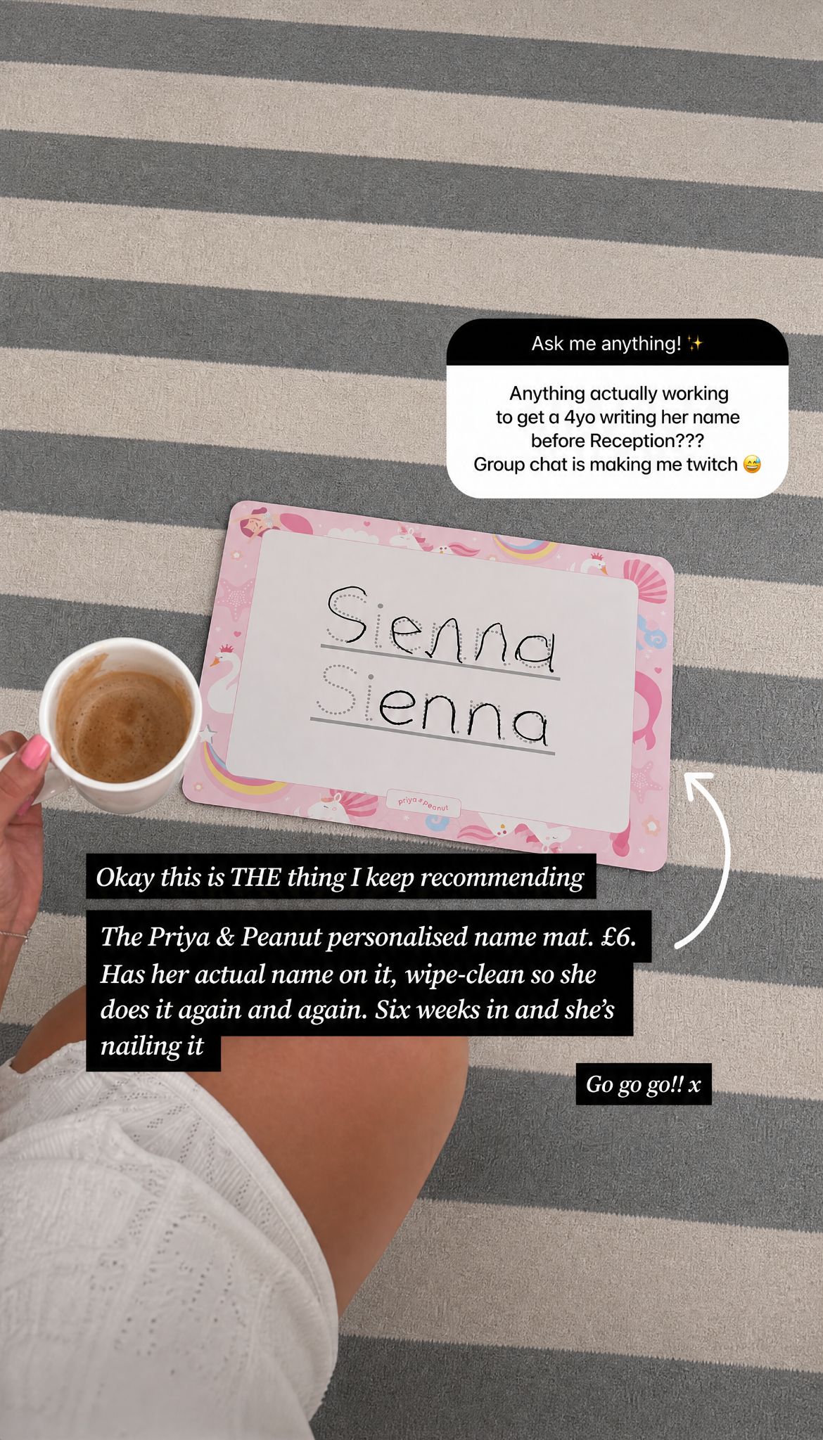 Priya & Peanut Facebook ad