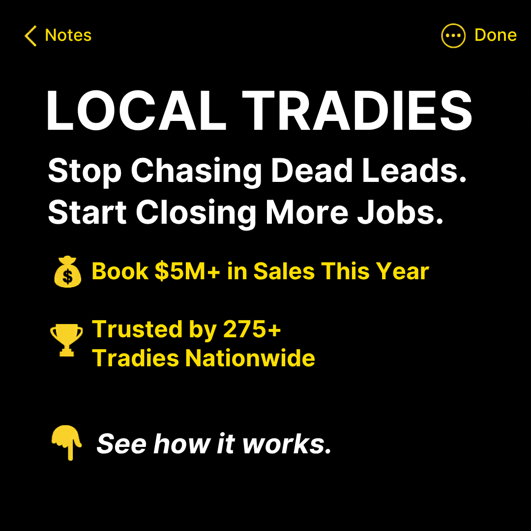 RepFlow - Google Maps Growth System Facebook ad: Tradies: Your Website Is Costing You Jobs
