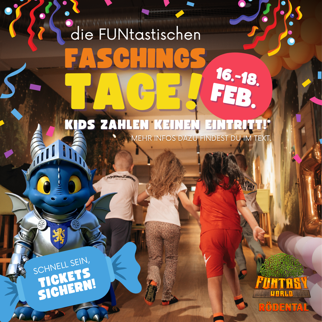 Funtasy World Rödental Facebook ad: Jetzt Tickets sichern!