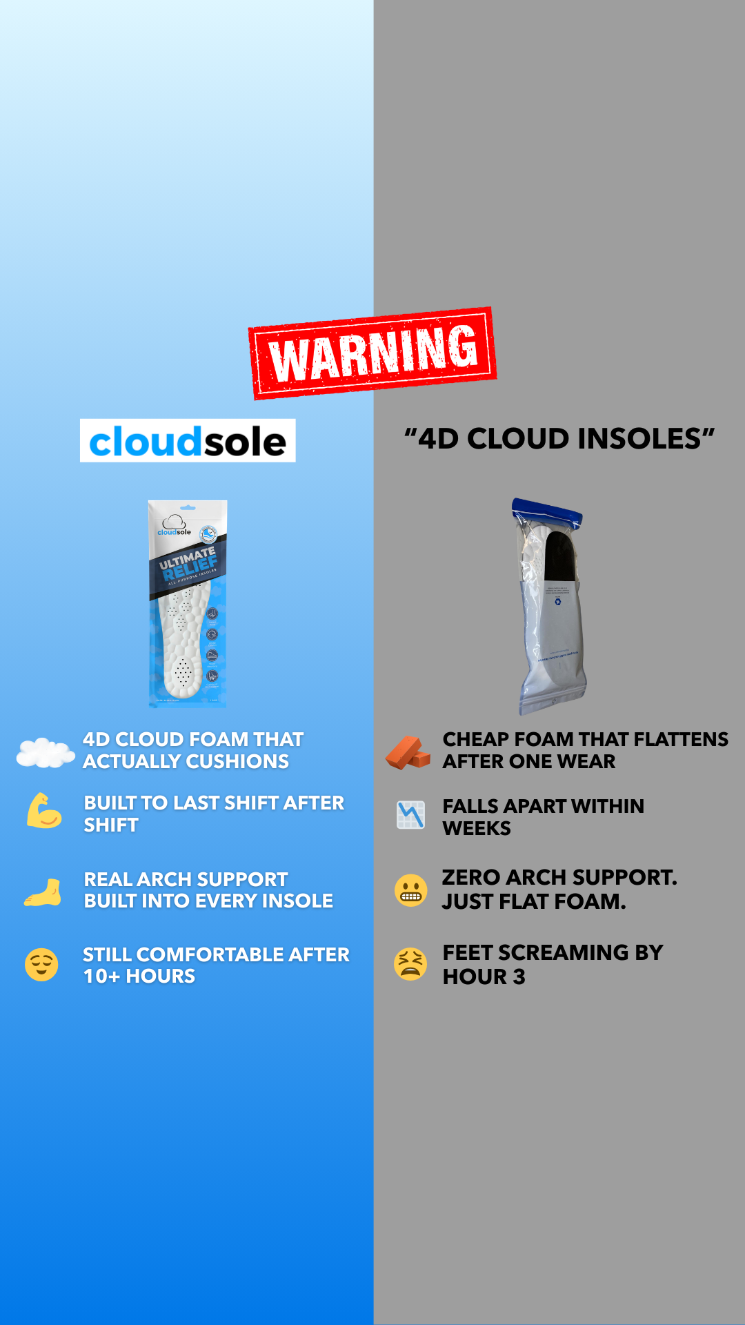 CloudSole Facebook ad