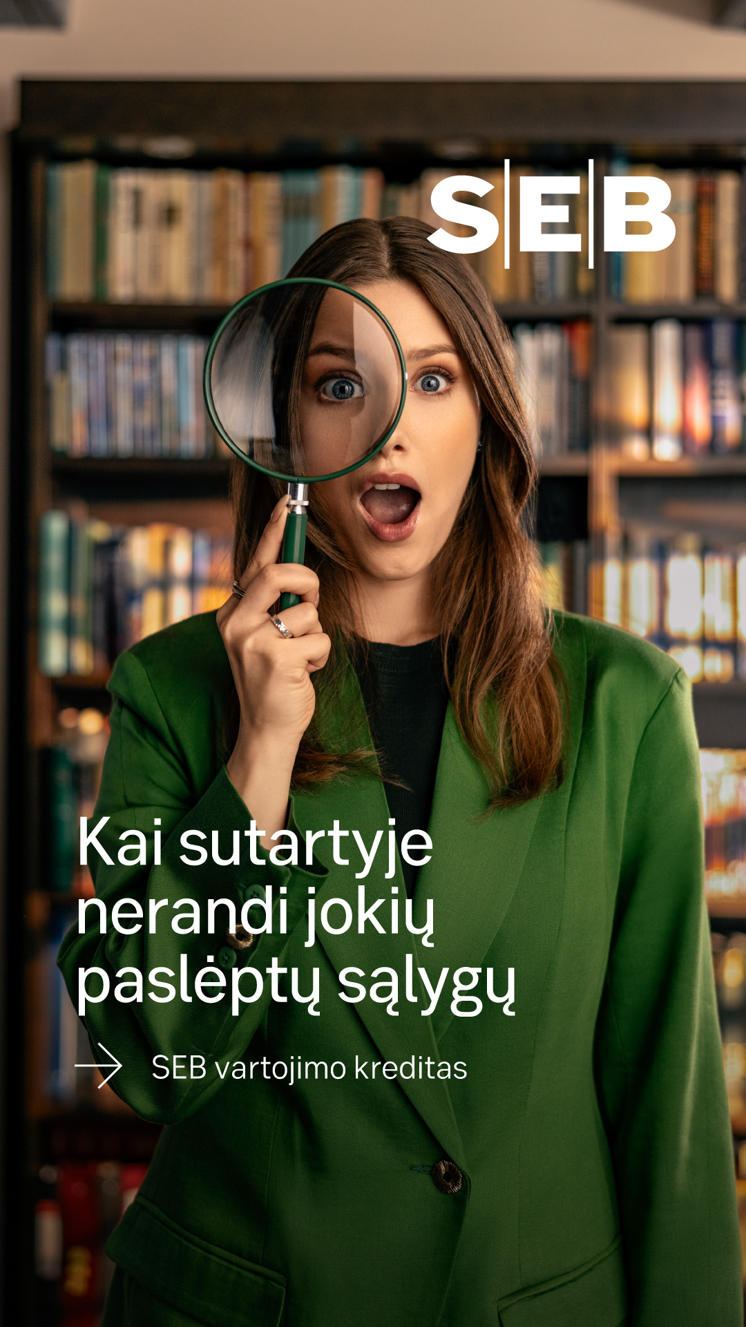 SEB Lietuvoje Facebook ad