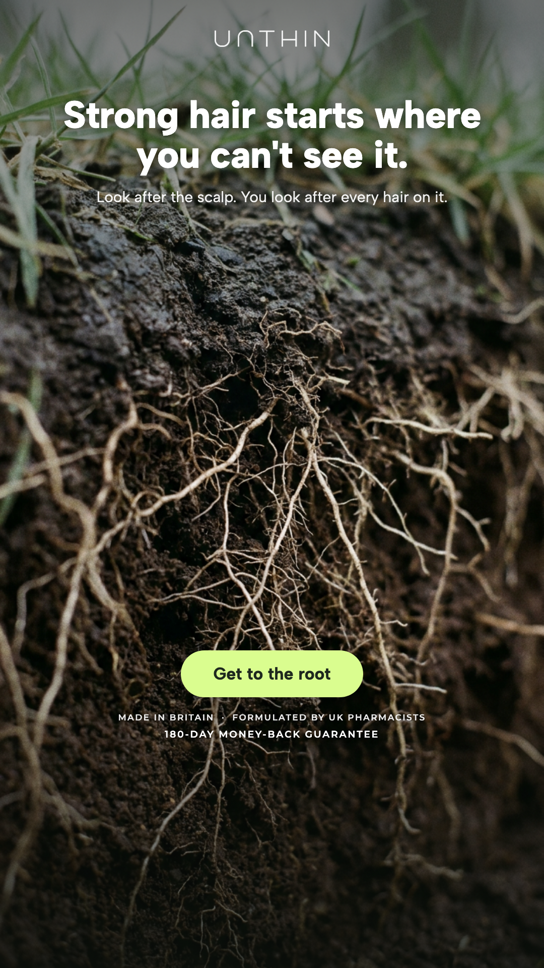 Unthinhair Facebook ad