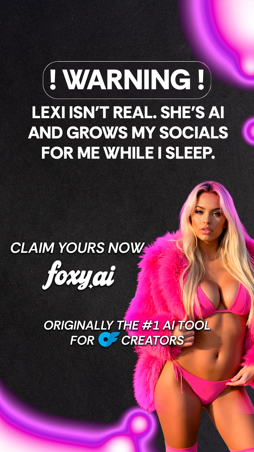 Foxy.ai Facebook ad