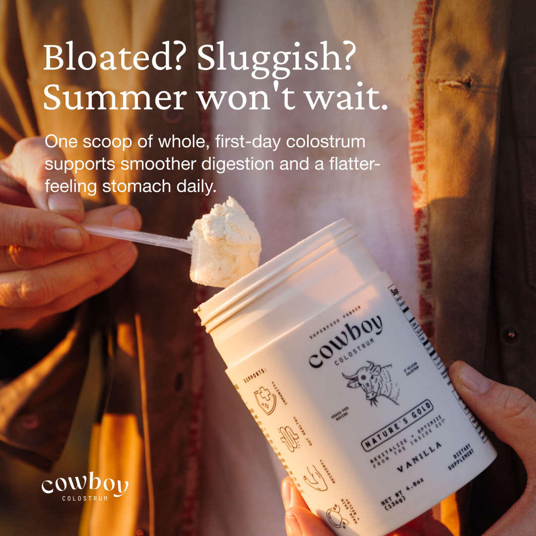 Cowboy Colostrum Facebook ad