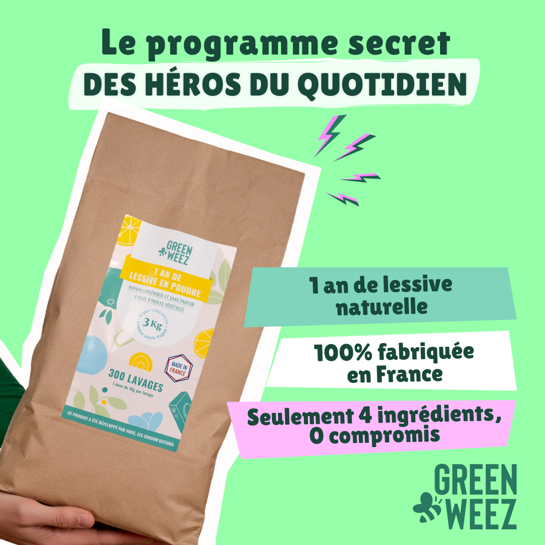 Greenweez.com Facebook ad: Des petits prix toute l'année