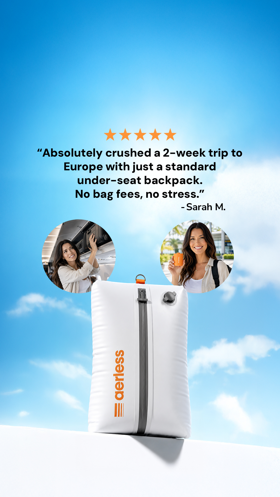 Aerless Facebook ad