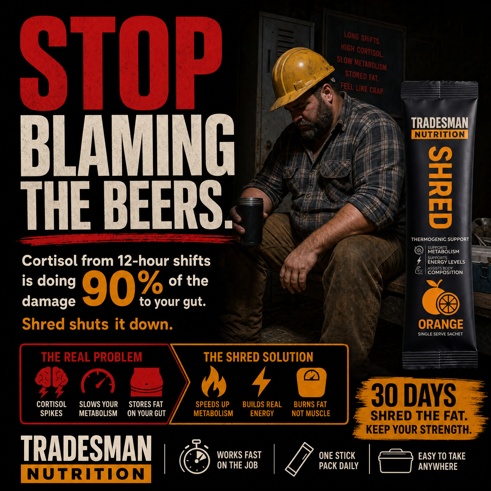 Tradesman Nutrition Facebook ad