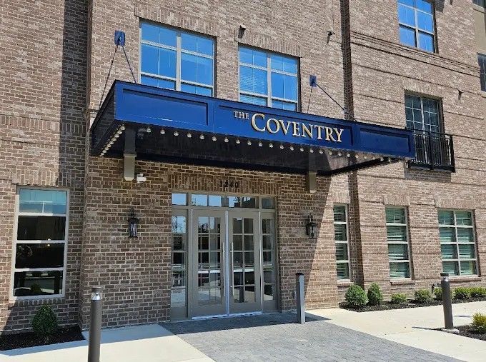 The Coventry Senior Living Facebook ad from May 21, 2026