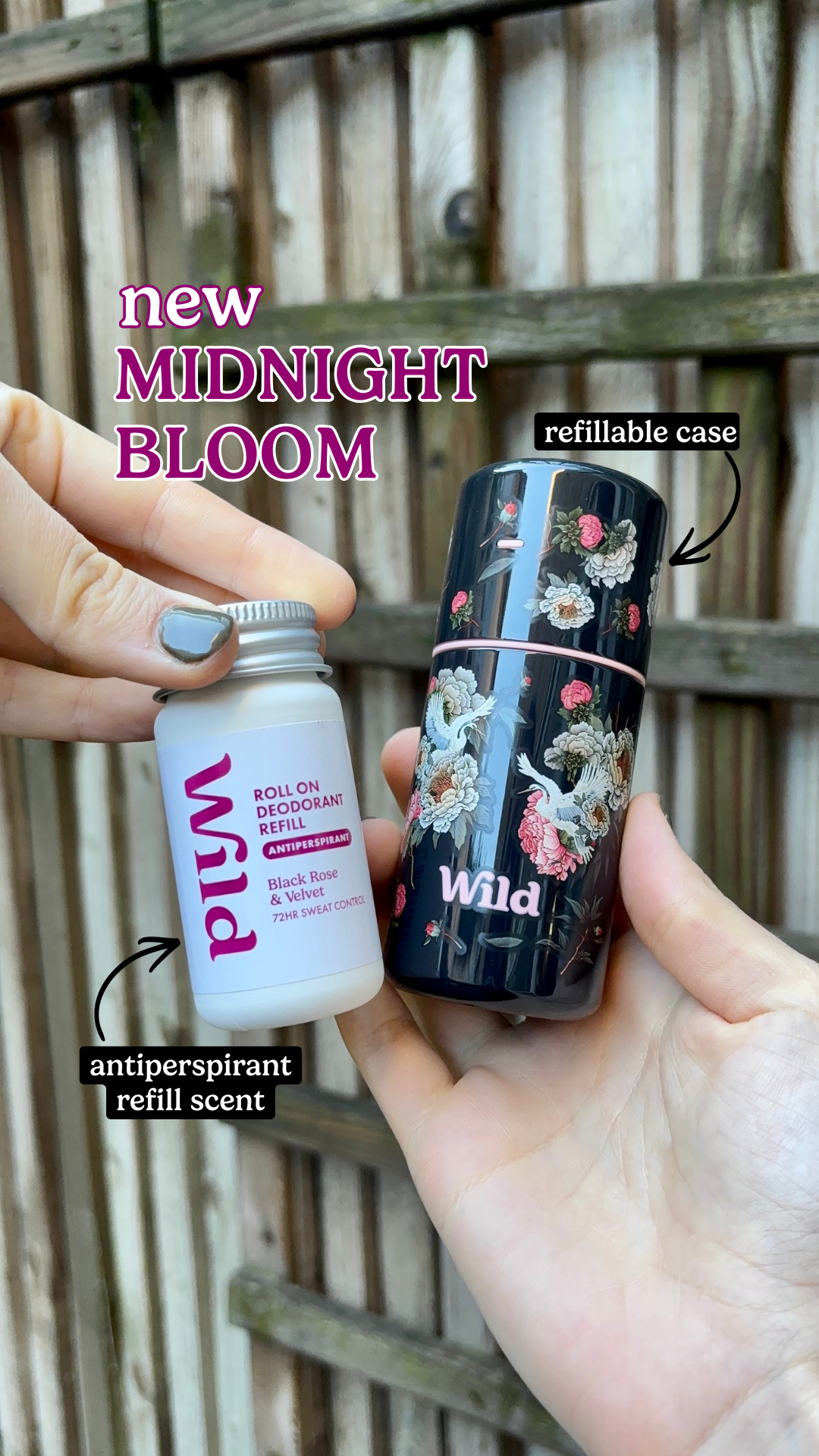 Wild Facebook ad: Elevate your everyday with Midnight Bloom