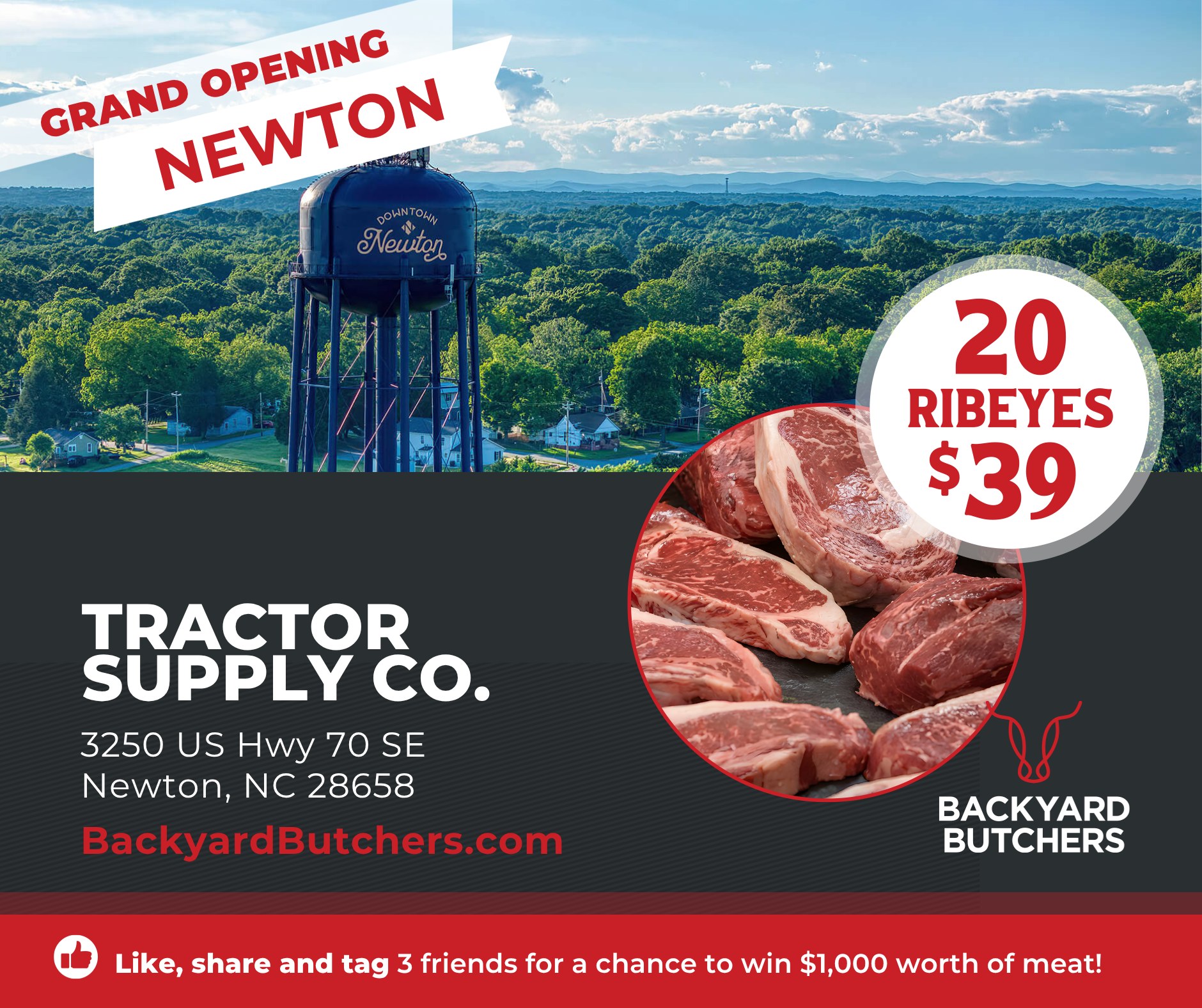 Backyard Butchers Facebook ad