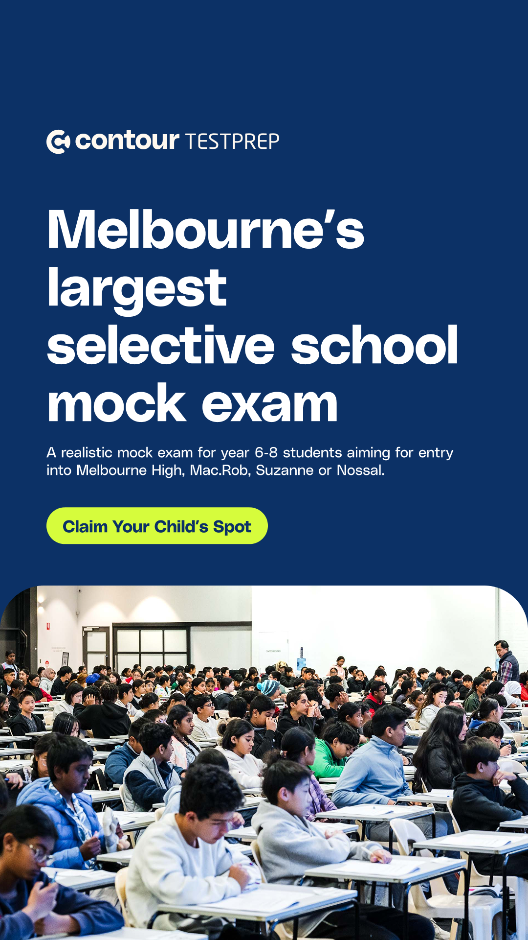 Contour Education Facebook ad