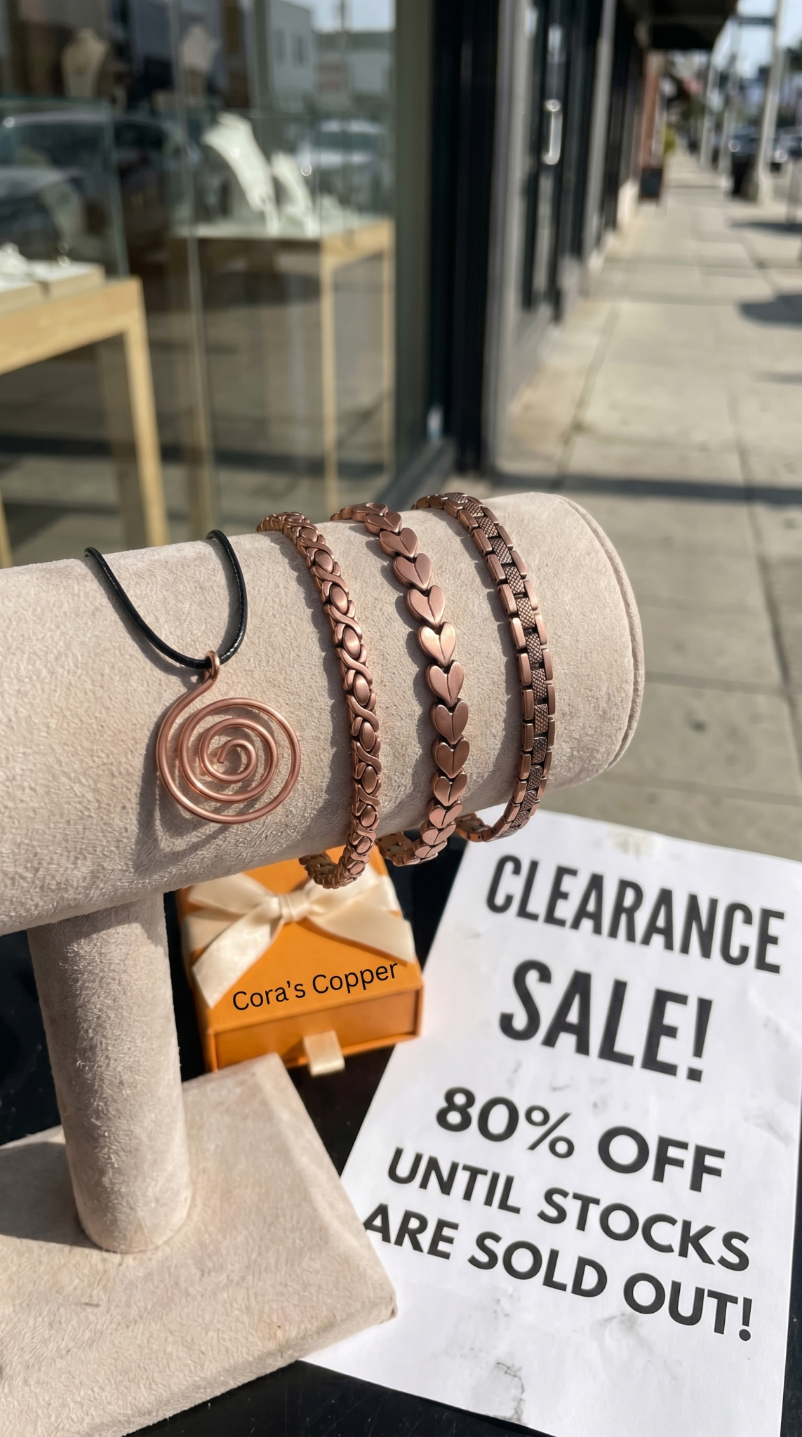 Cora's Copper Jewelry Facebook ad
