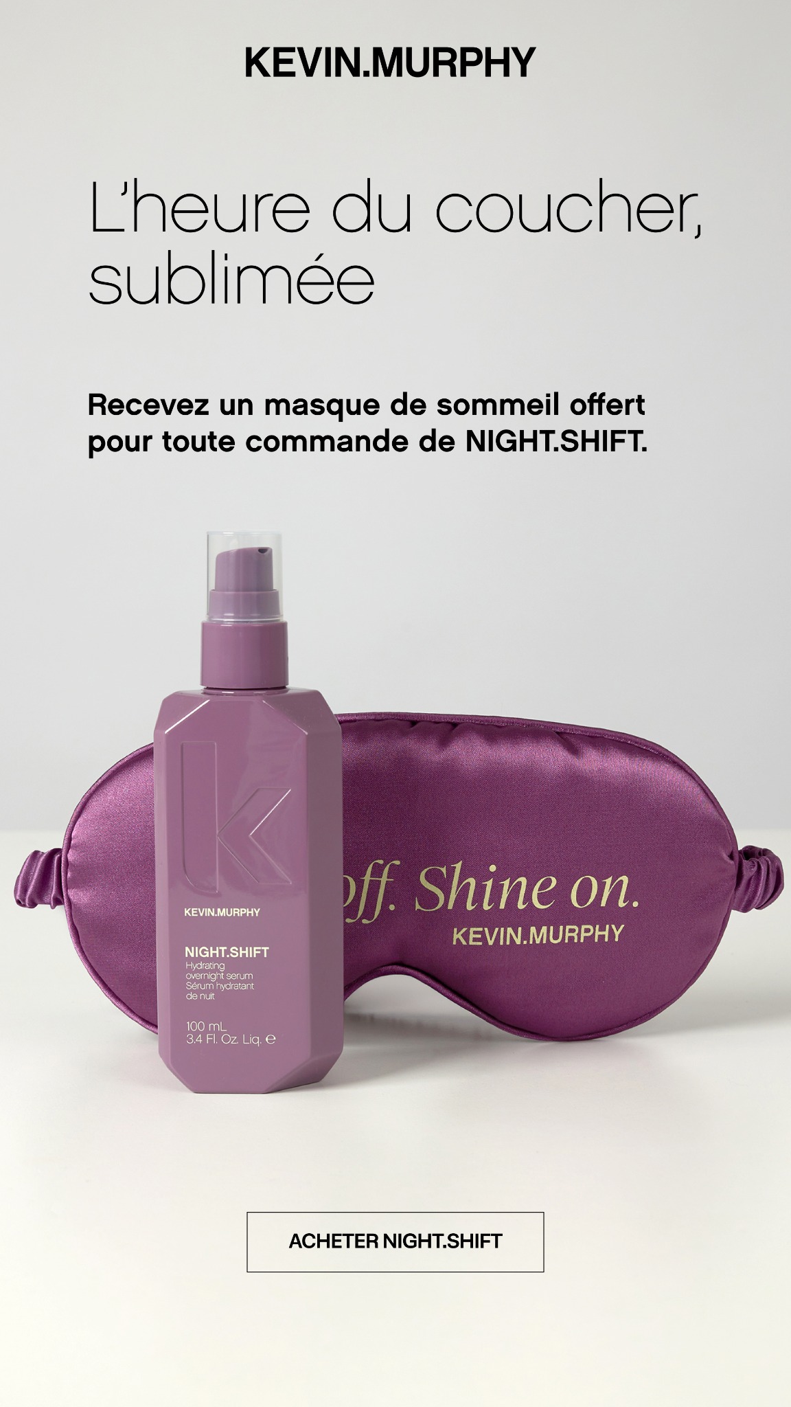 KEVIN.MURPHY France Facebook ad from Oct 22, 2025