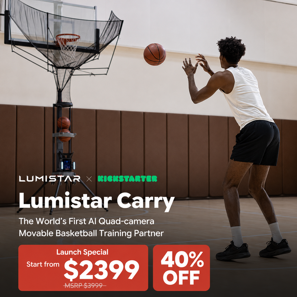 Lumistar Global Facebook ad: Now Live on Kickstarter - Start from $2399, 40% off