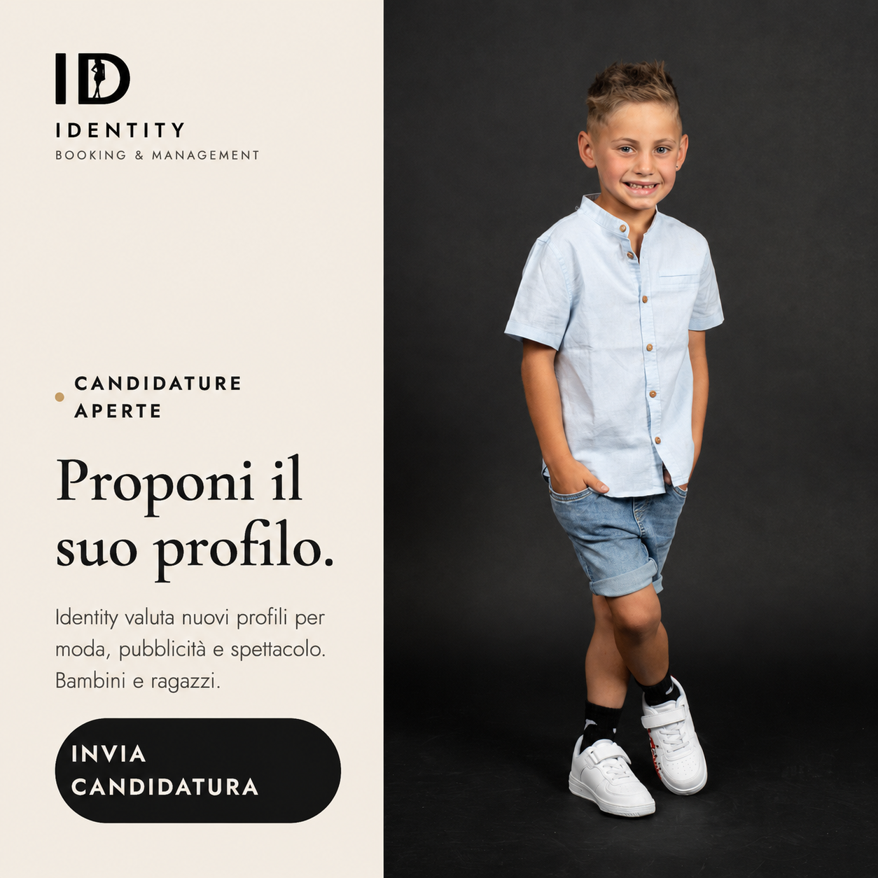 Identity Agency Roma Facebook ad: Scopri le opportunità per tuo figlio