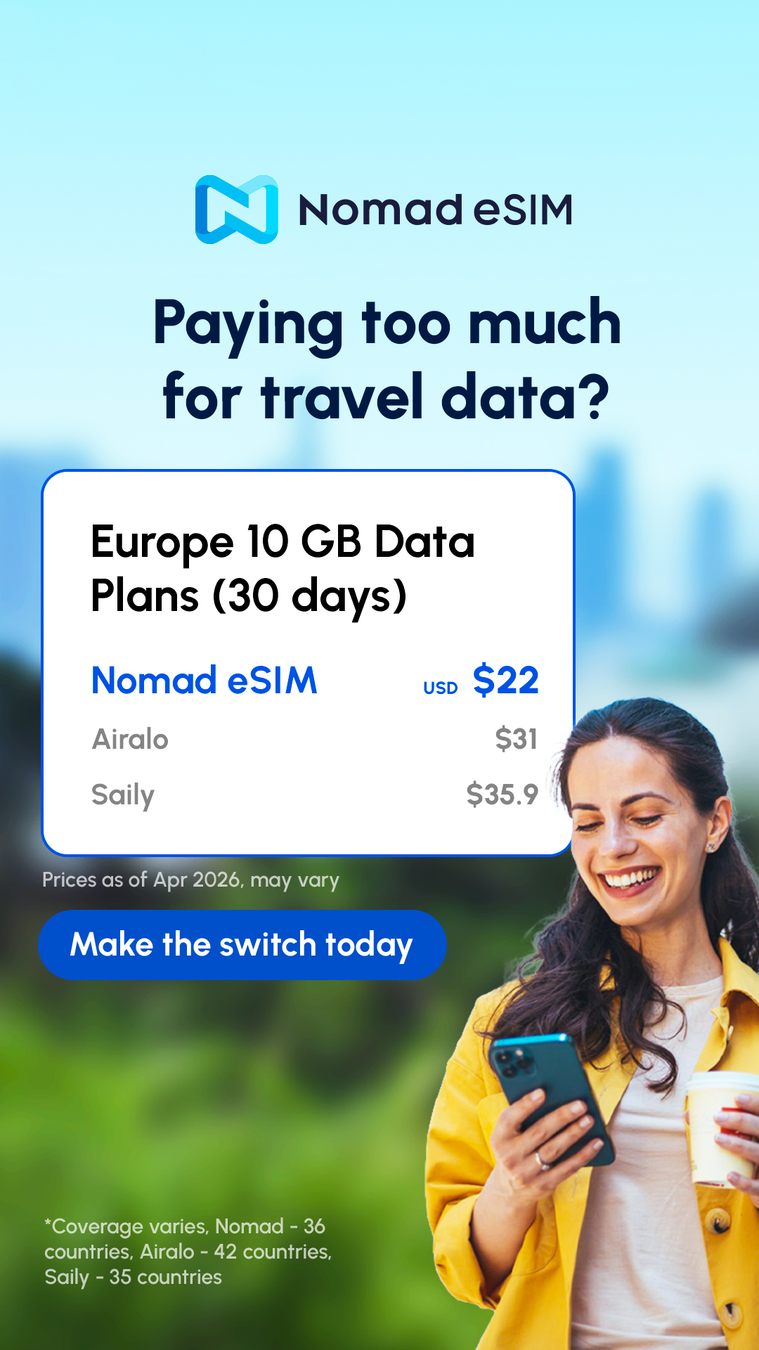 Nomad Esim Facebook ad