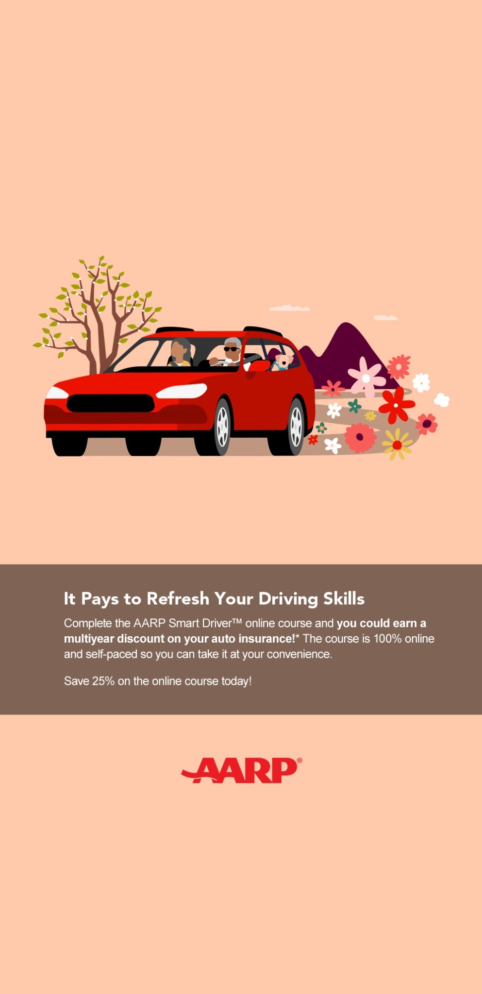 AARP Driver Safety Facebook ad