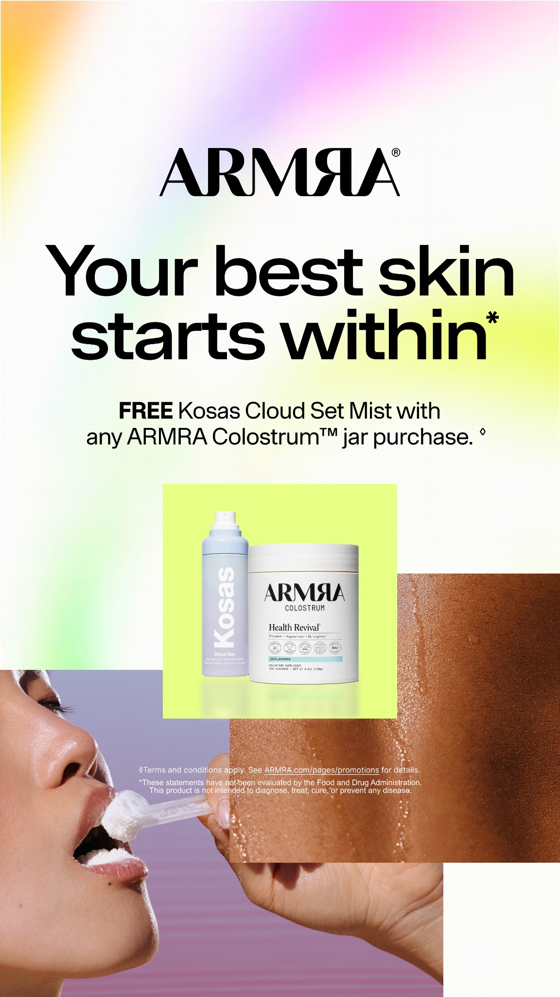 ARMRA Facebook ad