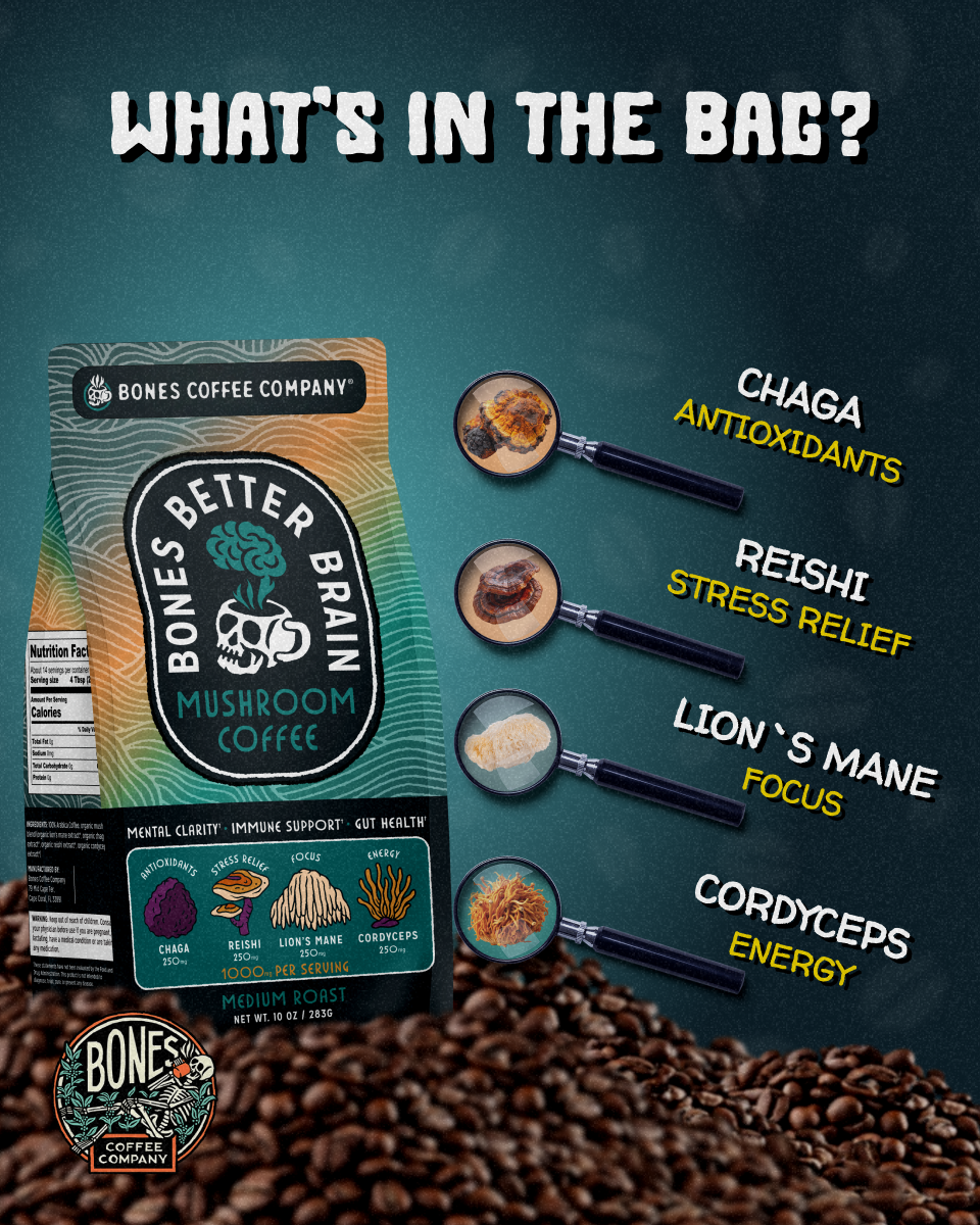 Bones Coffee Company Facebook ad