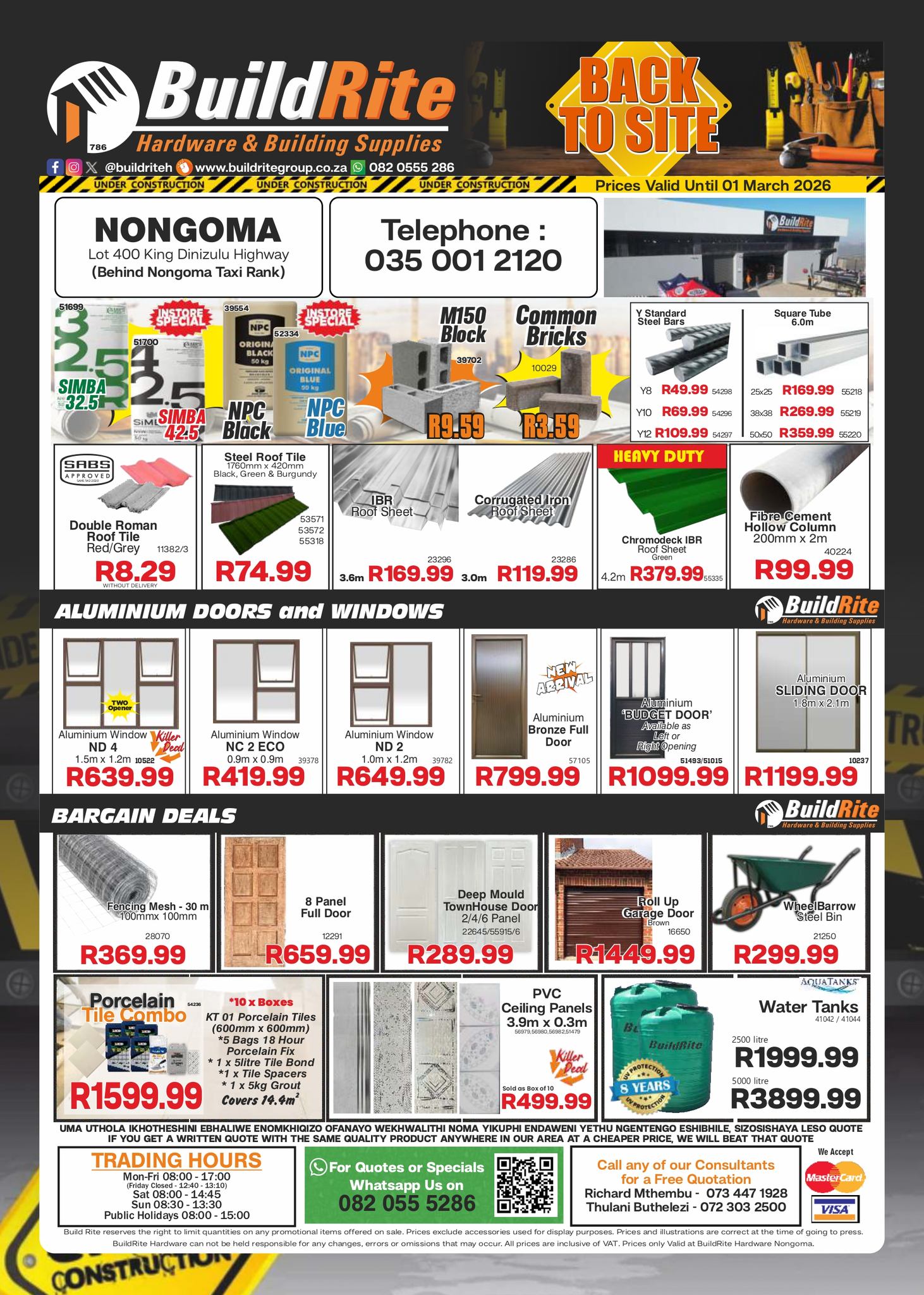 Build Rite Hardware Facebook ad