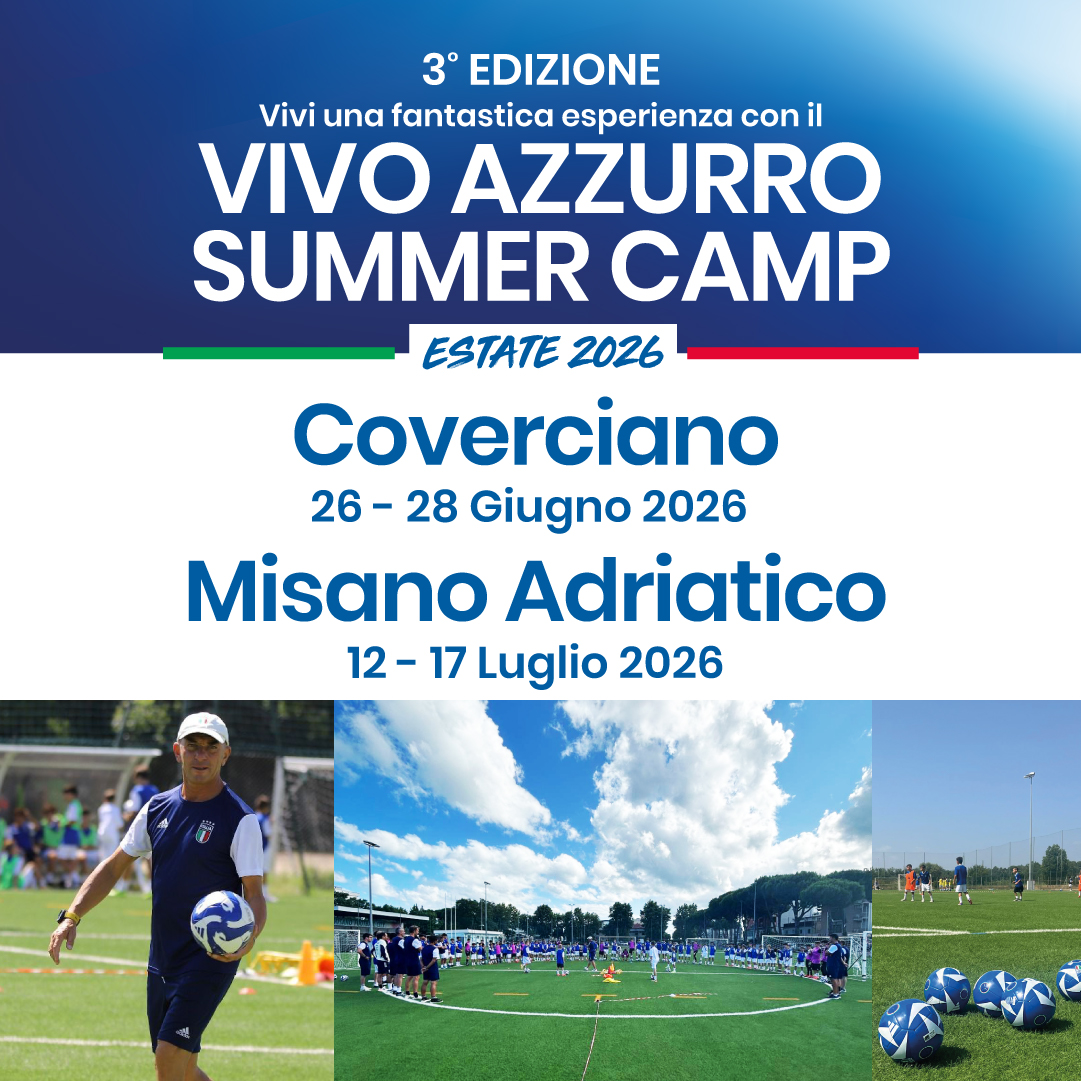 Vivo azzurro summer camp Facebook ad from Feb 4, 2026