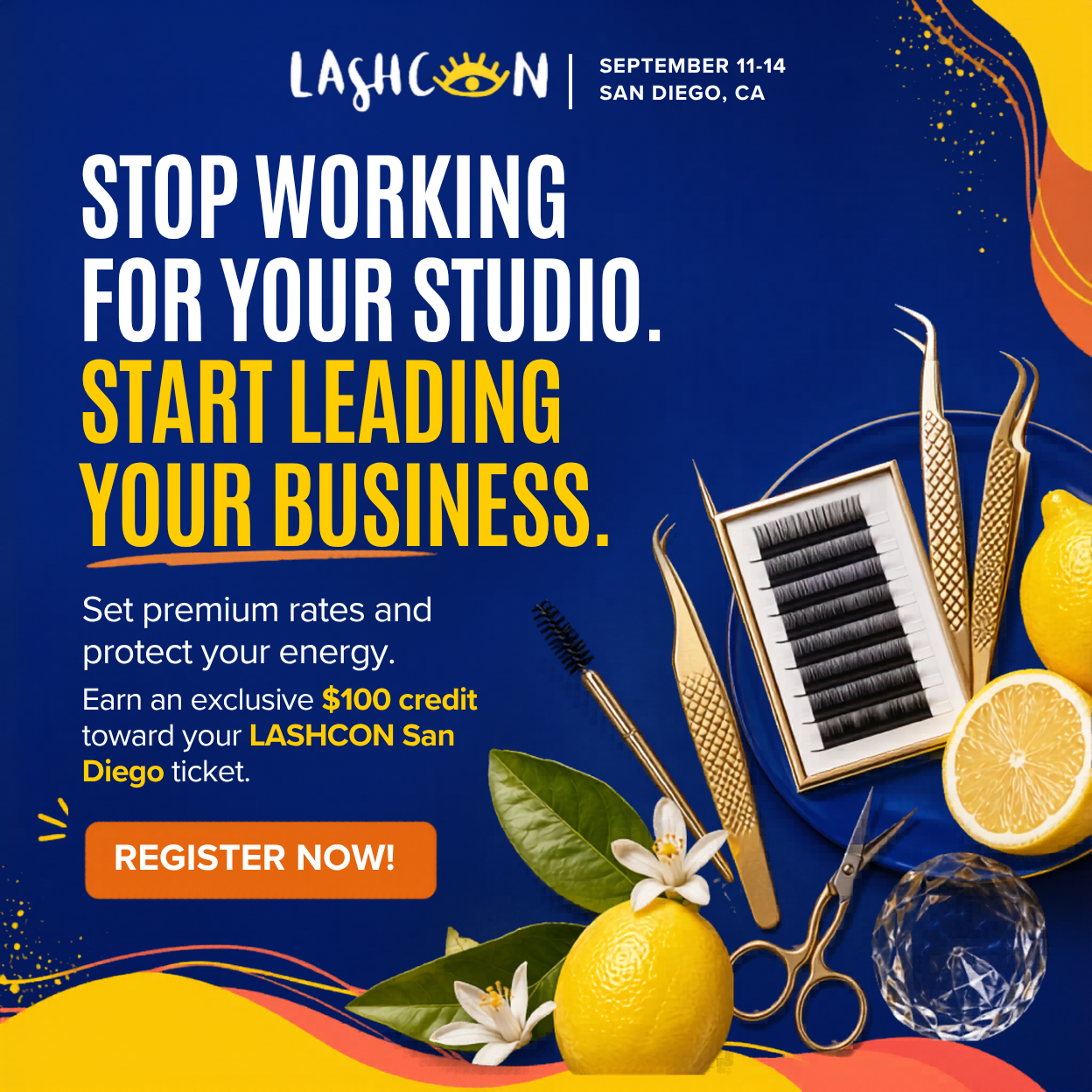 The Lash Conference Facebook ad