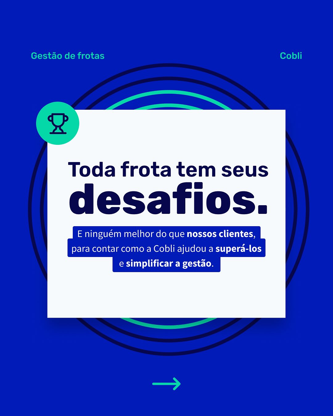 Cobli Facebook ad: Na Cobli, acreditamos que ouvir nossos clientes é…