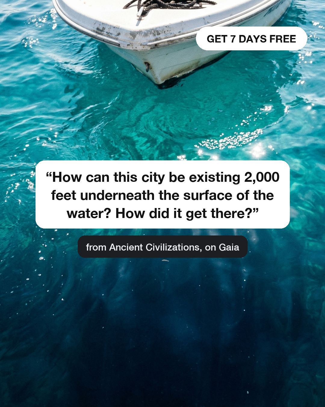 Gaia Facebook ad