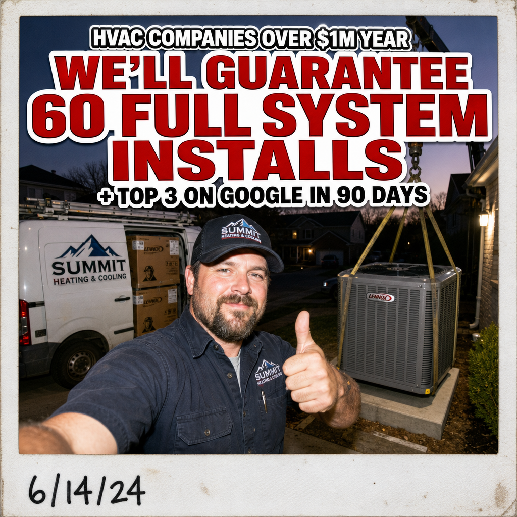 Xcellent Digital Facebook ad: Ready for 60 new full system installs?
