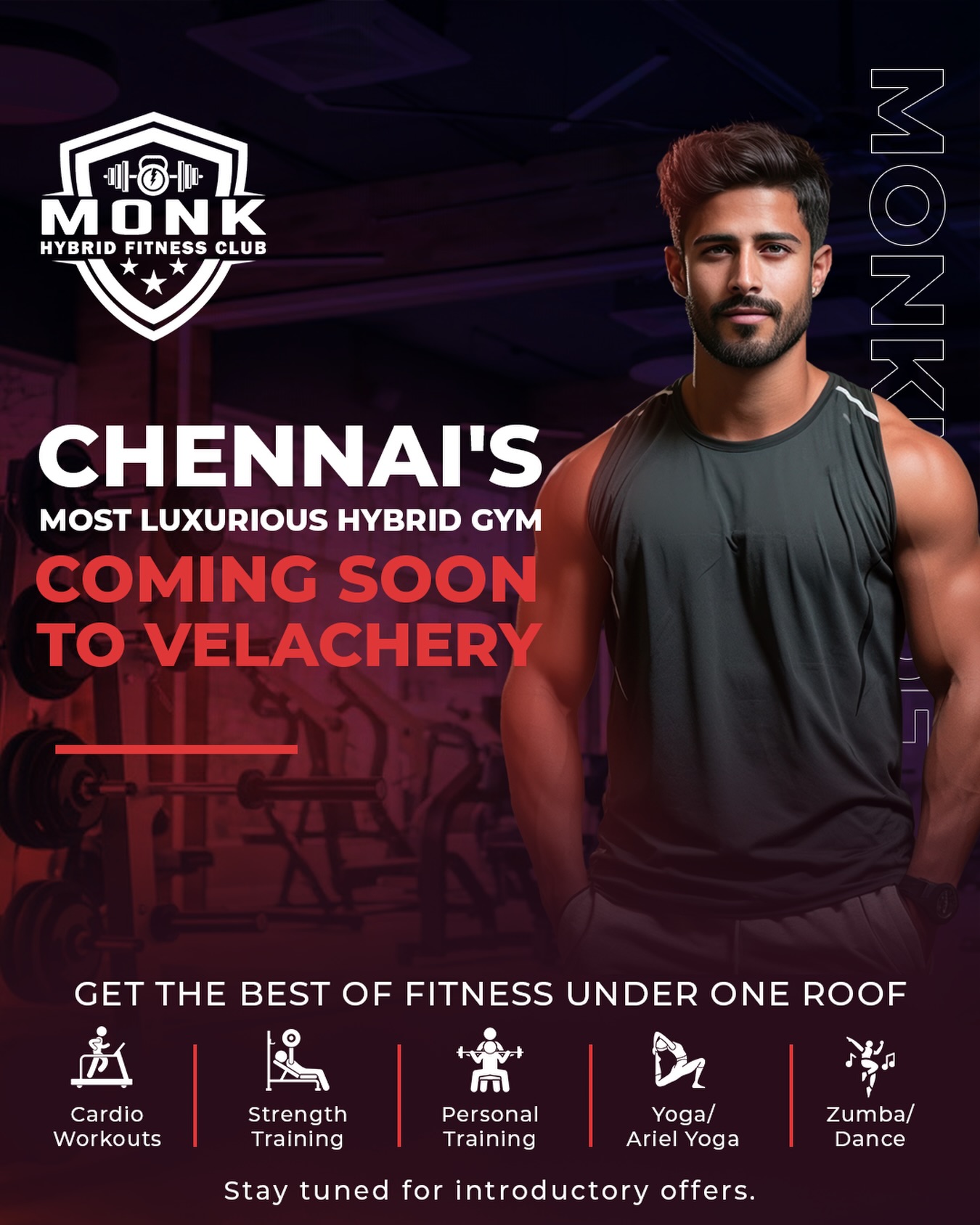 Monk Hybrid Fitness Club - Velachery Facebook ad: A new benchmark in fitness is about to…