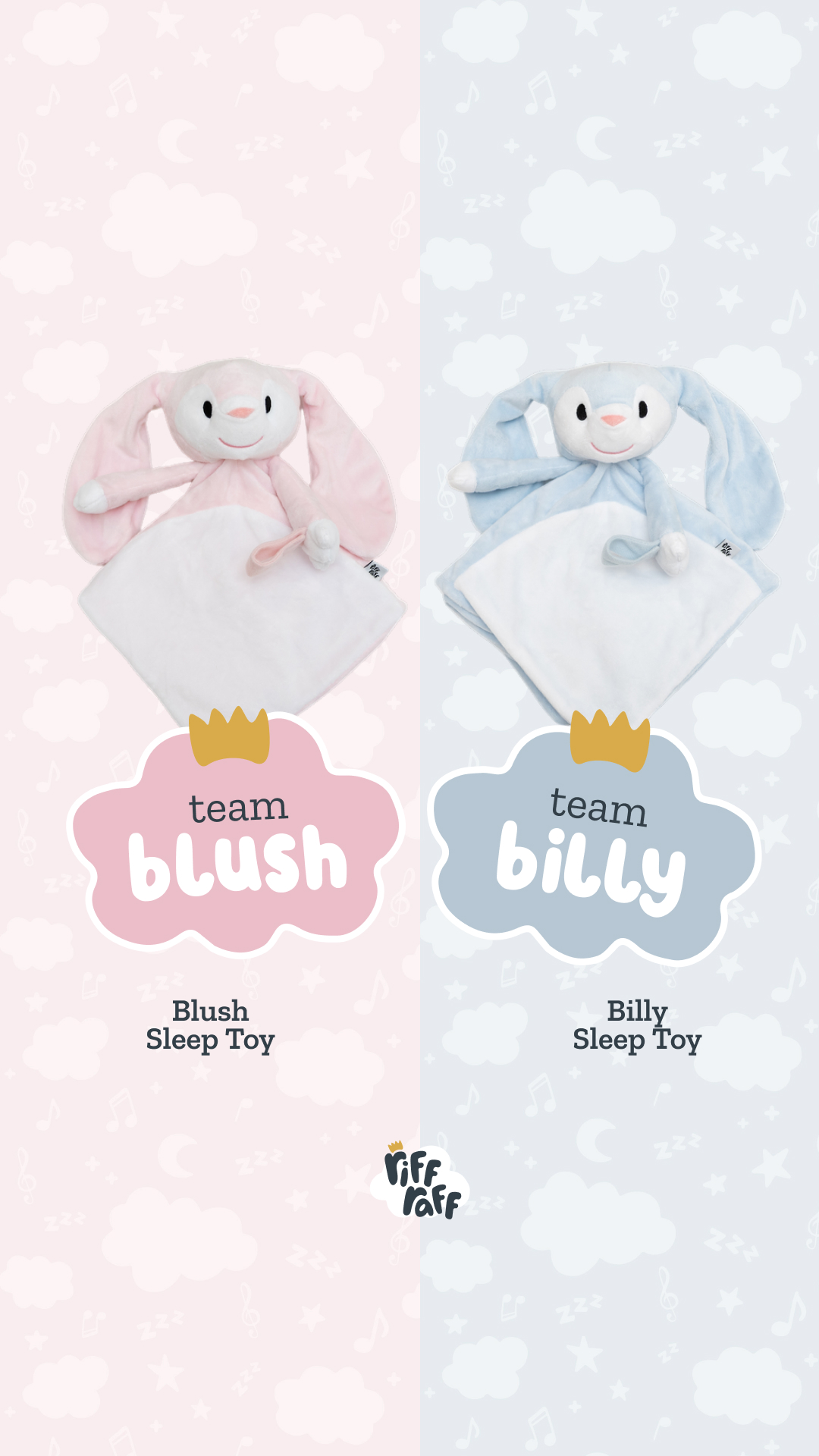 RIFF RAFF SLEEP TOYS Facebook ad