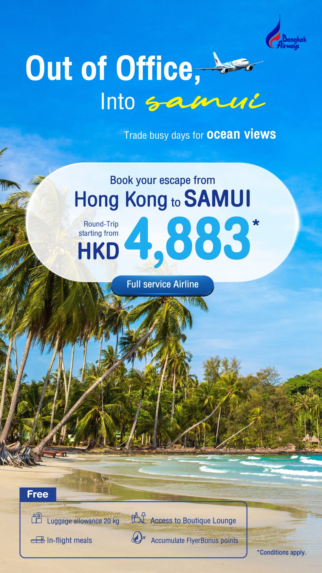 Bangkok Airways Facebook ad from Mar 31, 2026