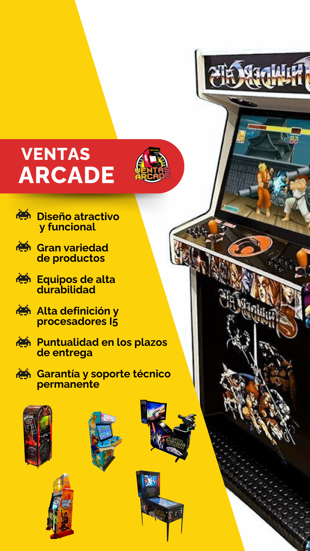 Ventasarcade.cl Facebook ad from Feb 12, 2025