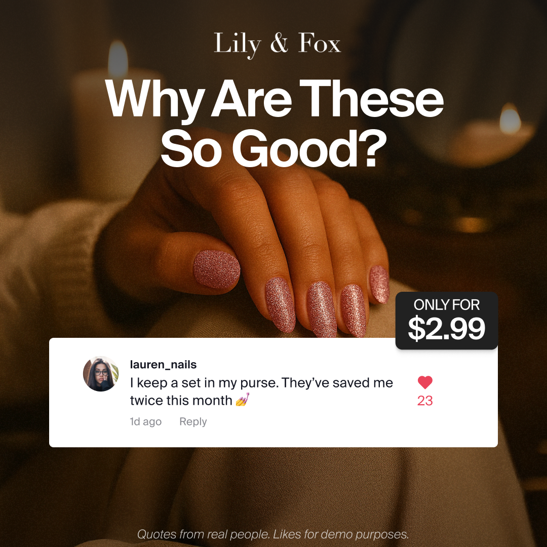 Lily and Fox Facebook ad