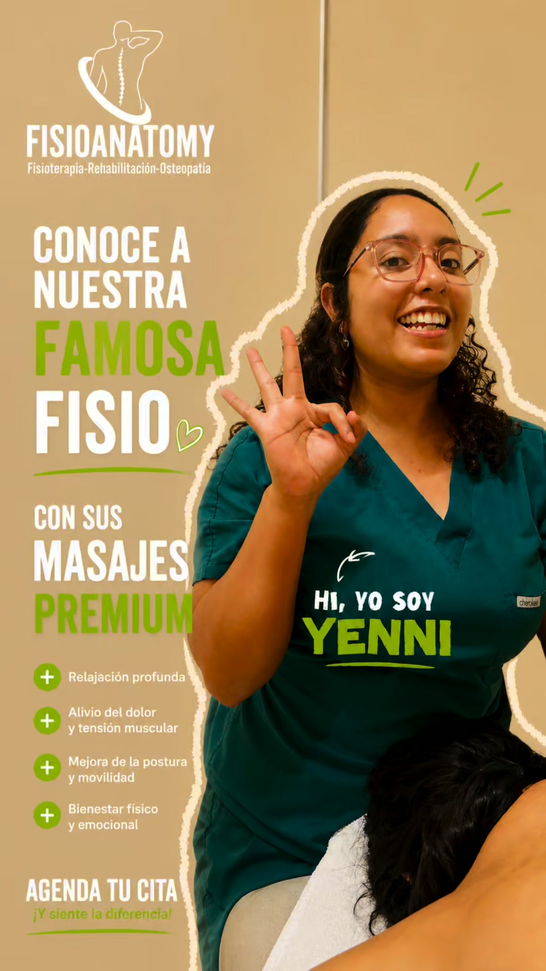 Fisioanatomy Clinic Facebook ad: Chatea con nosotros