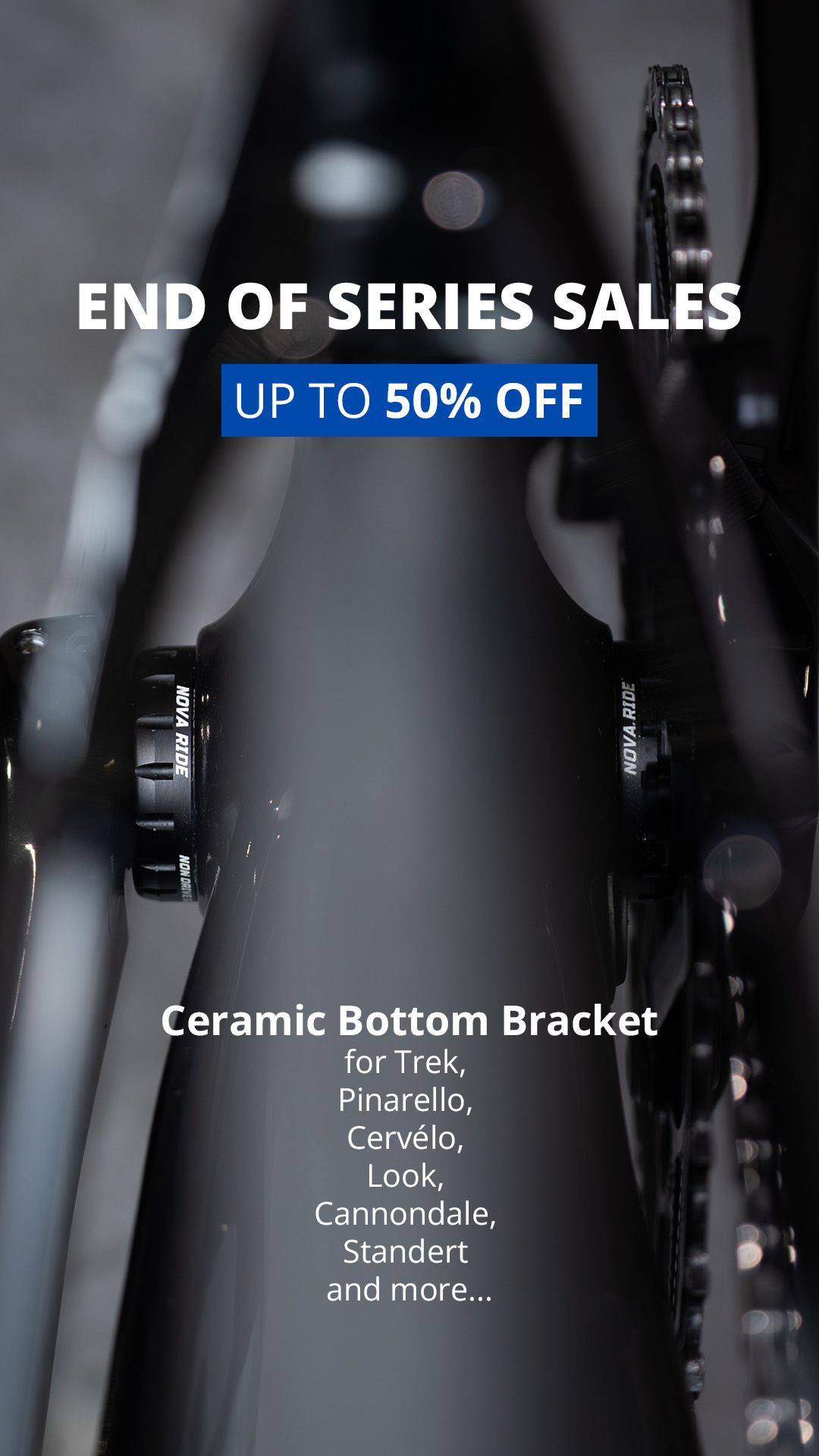 NOVA RIDE Facebook ad: End-of-Series Sales