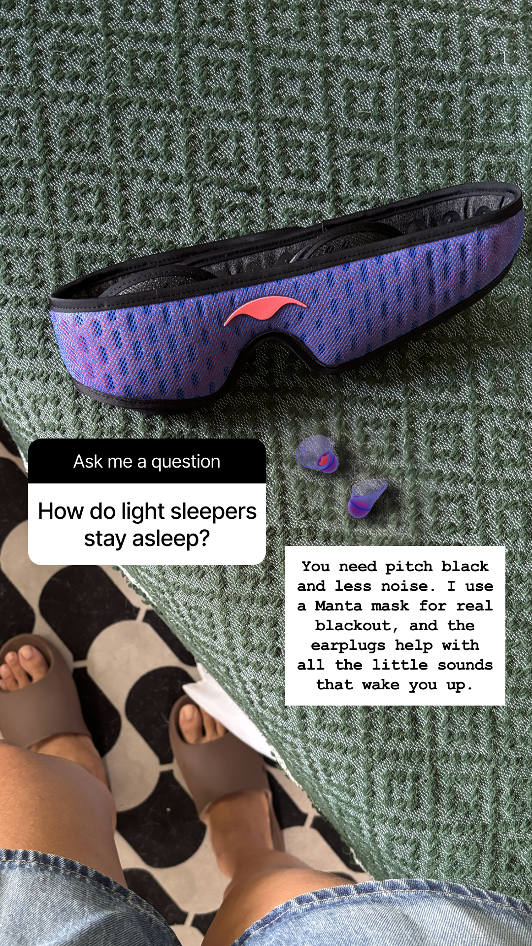 Manta Sleep Facebook ad