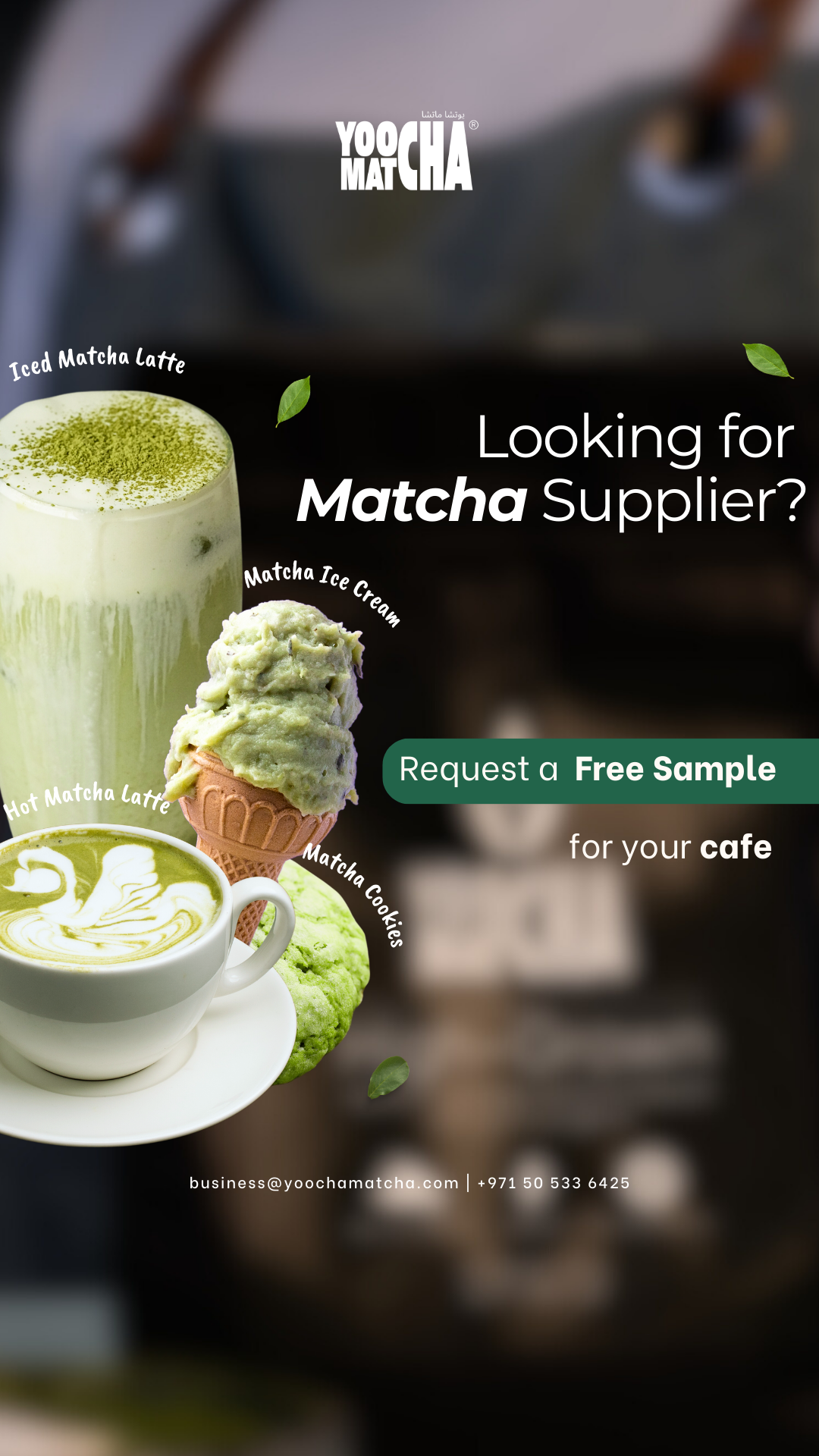 Yoocha Matcha Facebook ad