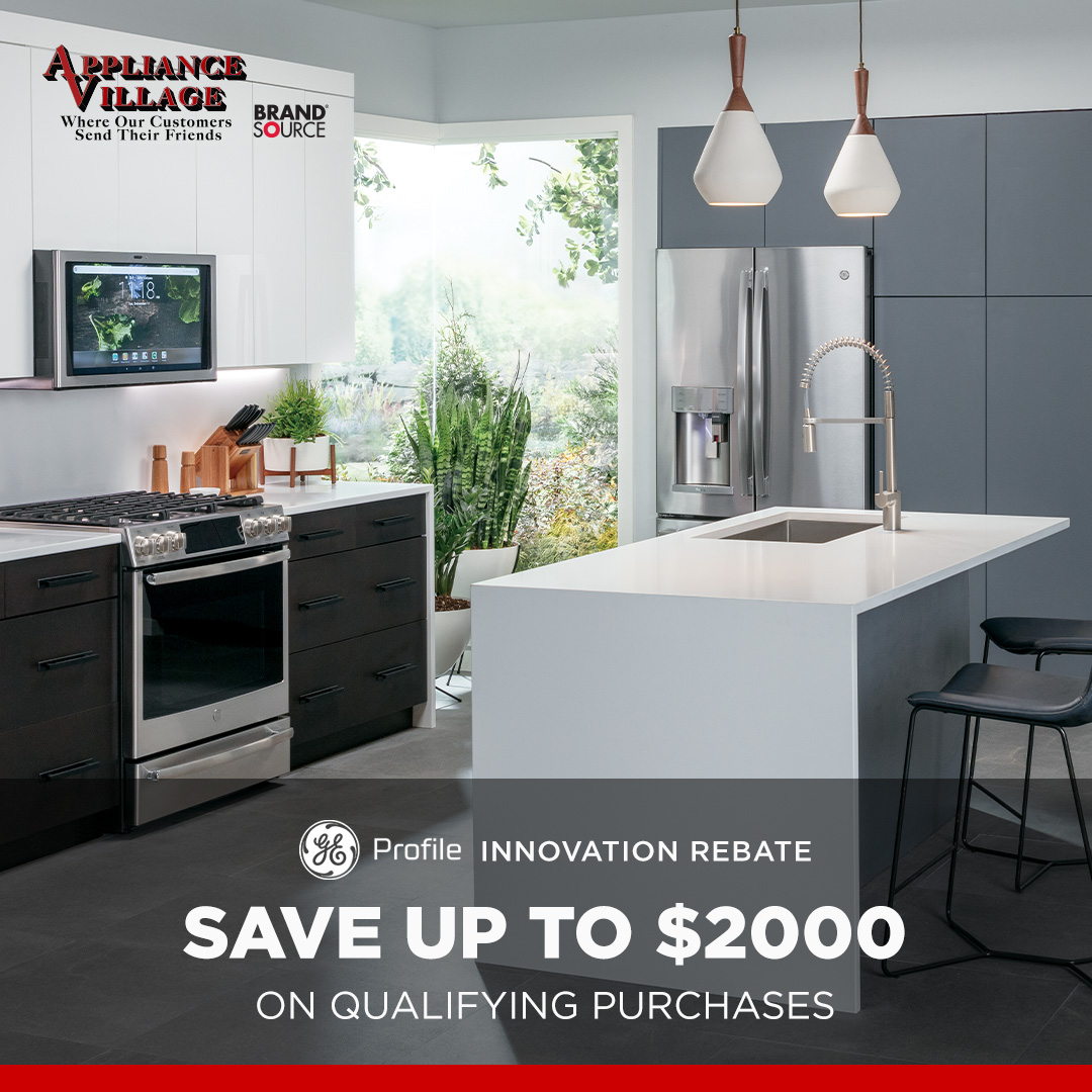 Appliance Village Facebook ad: Get the best deals on top-branded appliances.