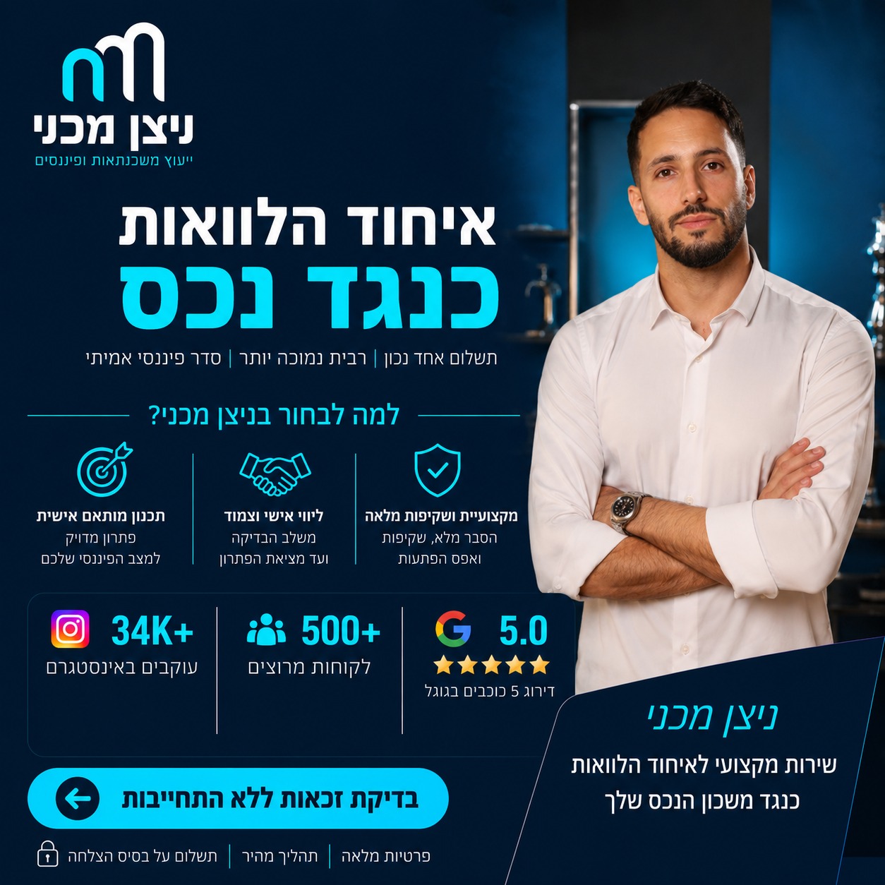 ניצן מכני - ייעוץ משכנתאות ופיננסים Facebook ad: !מה שהבנקים לא רוצים שתדעו - איך להוזיל את תשלומי המשכנתא