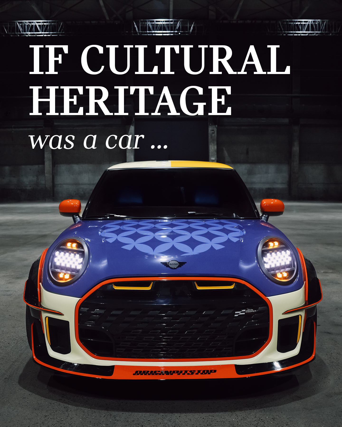 MINI Facebook ad: Patterns, colours, heritage, and a whole lot of…