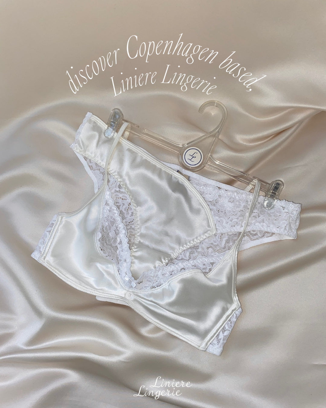 Liniere Lingerie Facebook ad: Discover lingerie from Copenhagen based Liniere Lingerie.