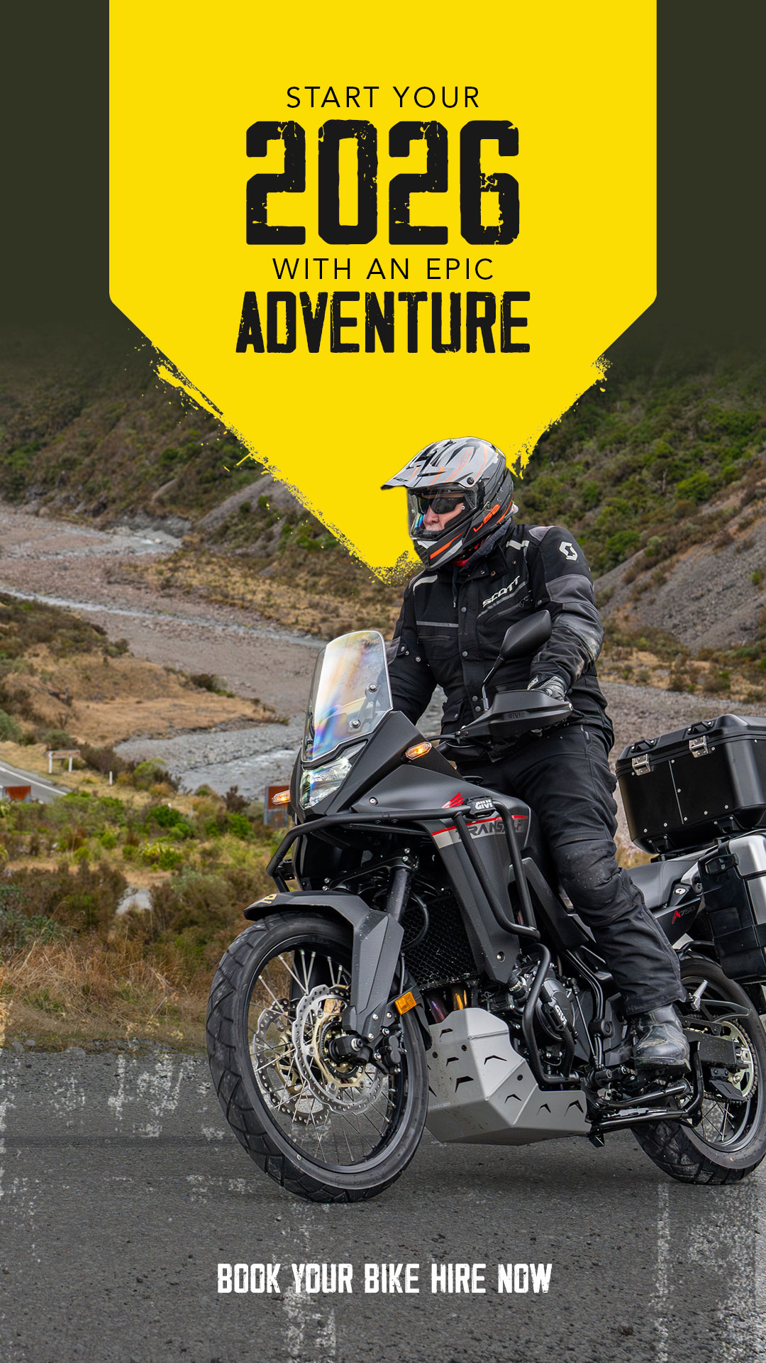 Kiwi Motorcycle Rentals Facebook ad