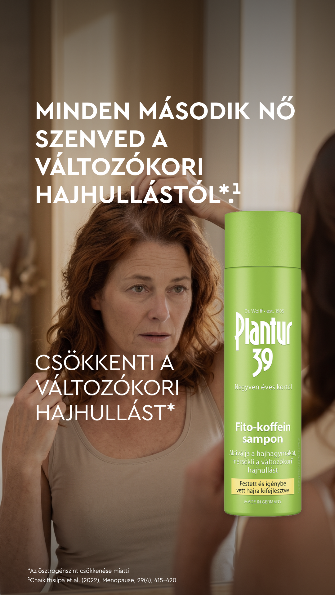 Plantur Facebook ad: Láthatóan erősebb haj 3 hónap alatt