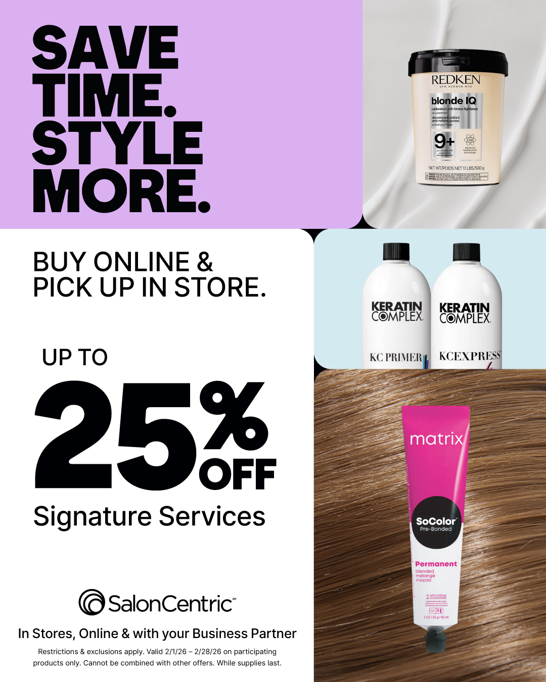 SalonCentric Facebook ad from Jan 31, 2026