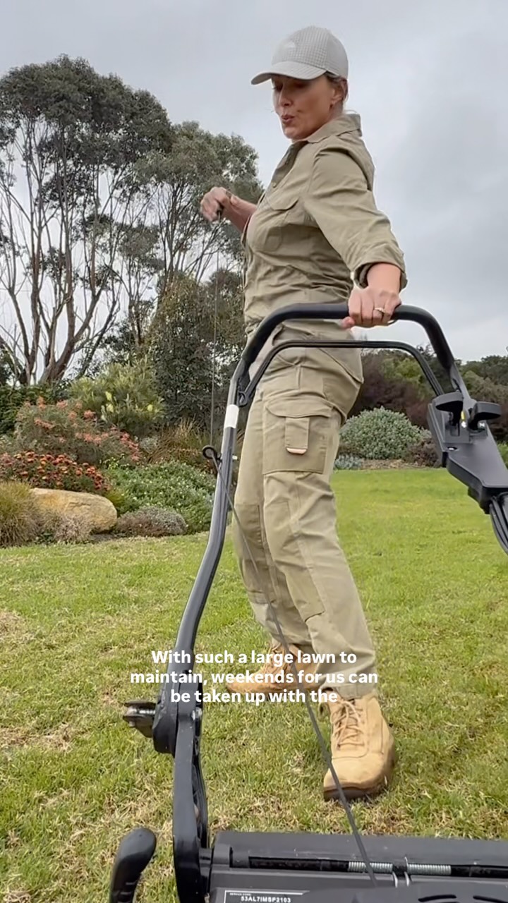 Husqvarna Facebook ad: To be honest, since we moved into our…