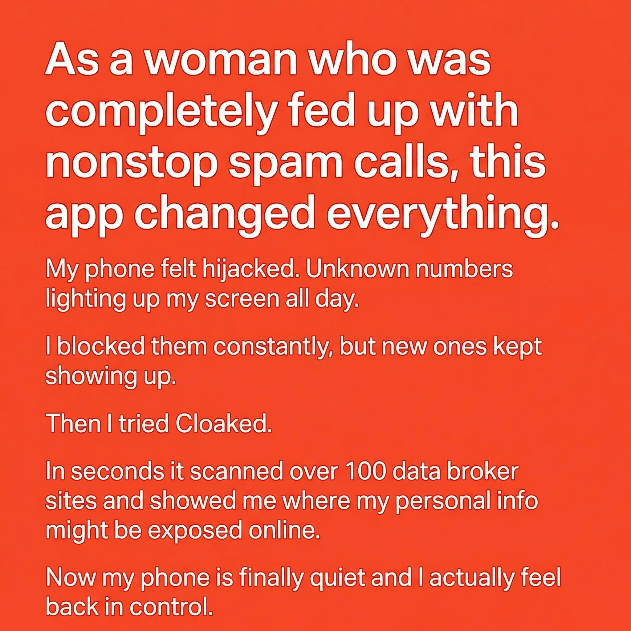 Cloaked Inc. Facebook ad
