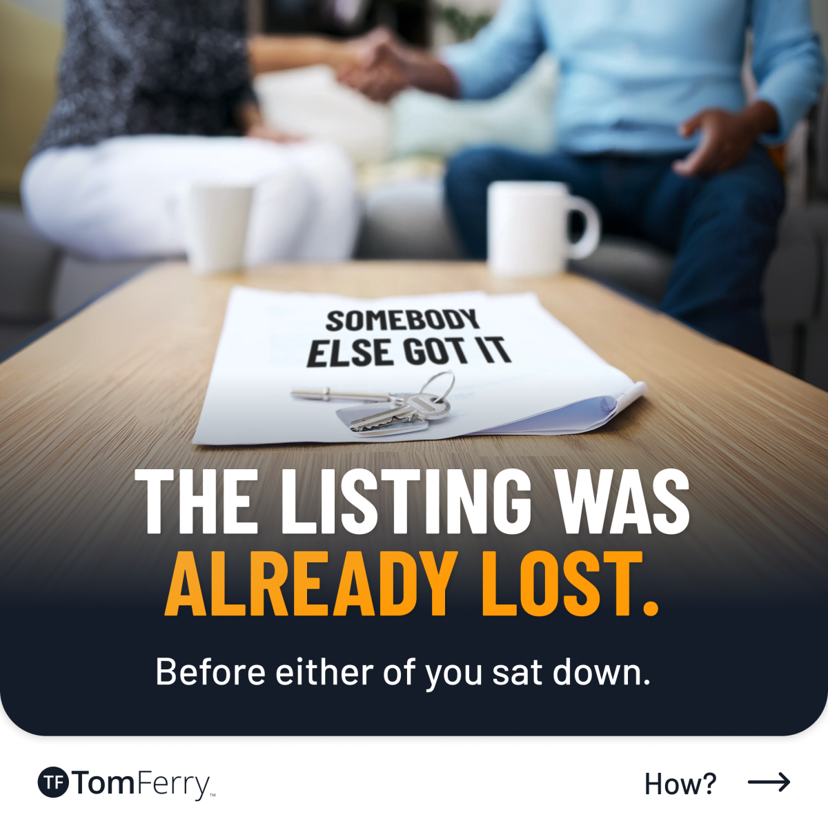 Tom Ferry Coaching Facebook ad: Precision Pitching with AI