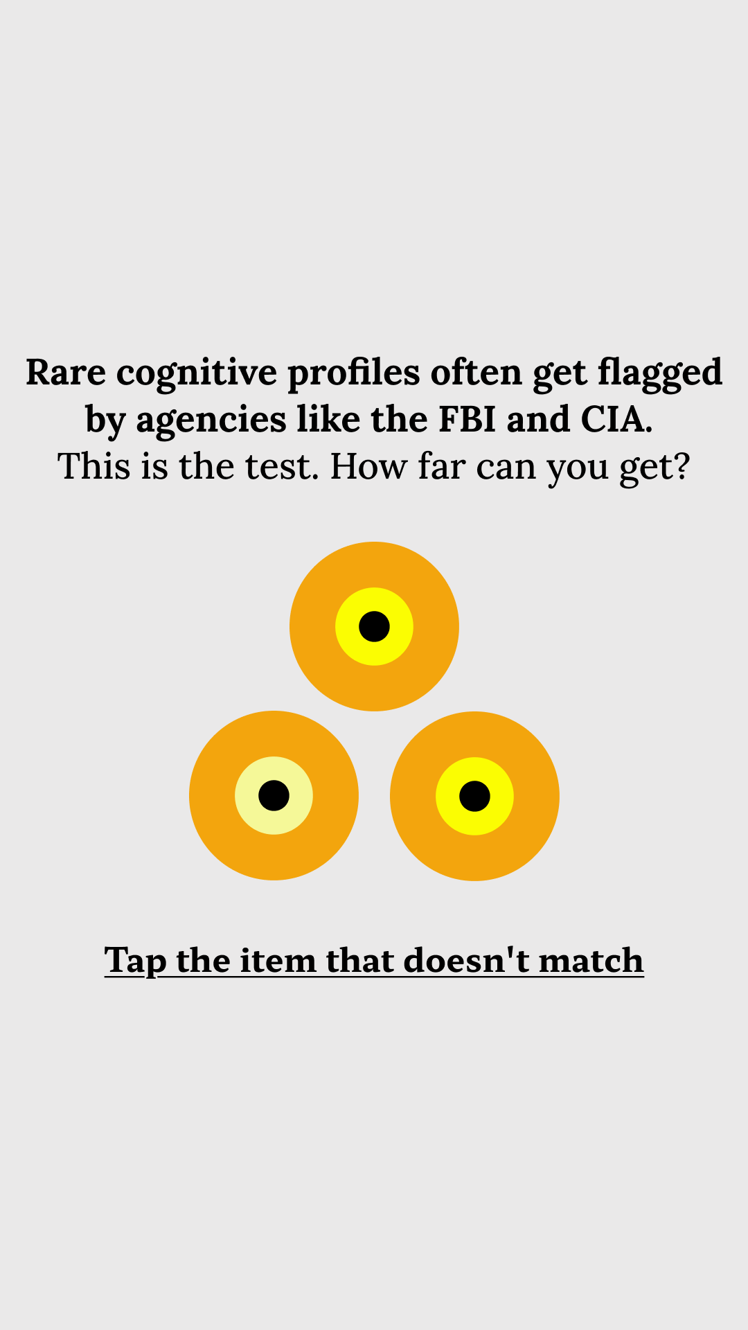 Brain Health Check Facebook ad
